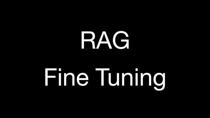 AI RAG Fine Tuning Thumbnail