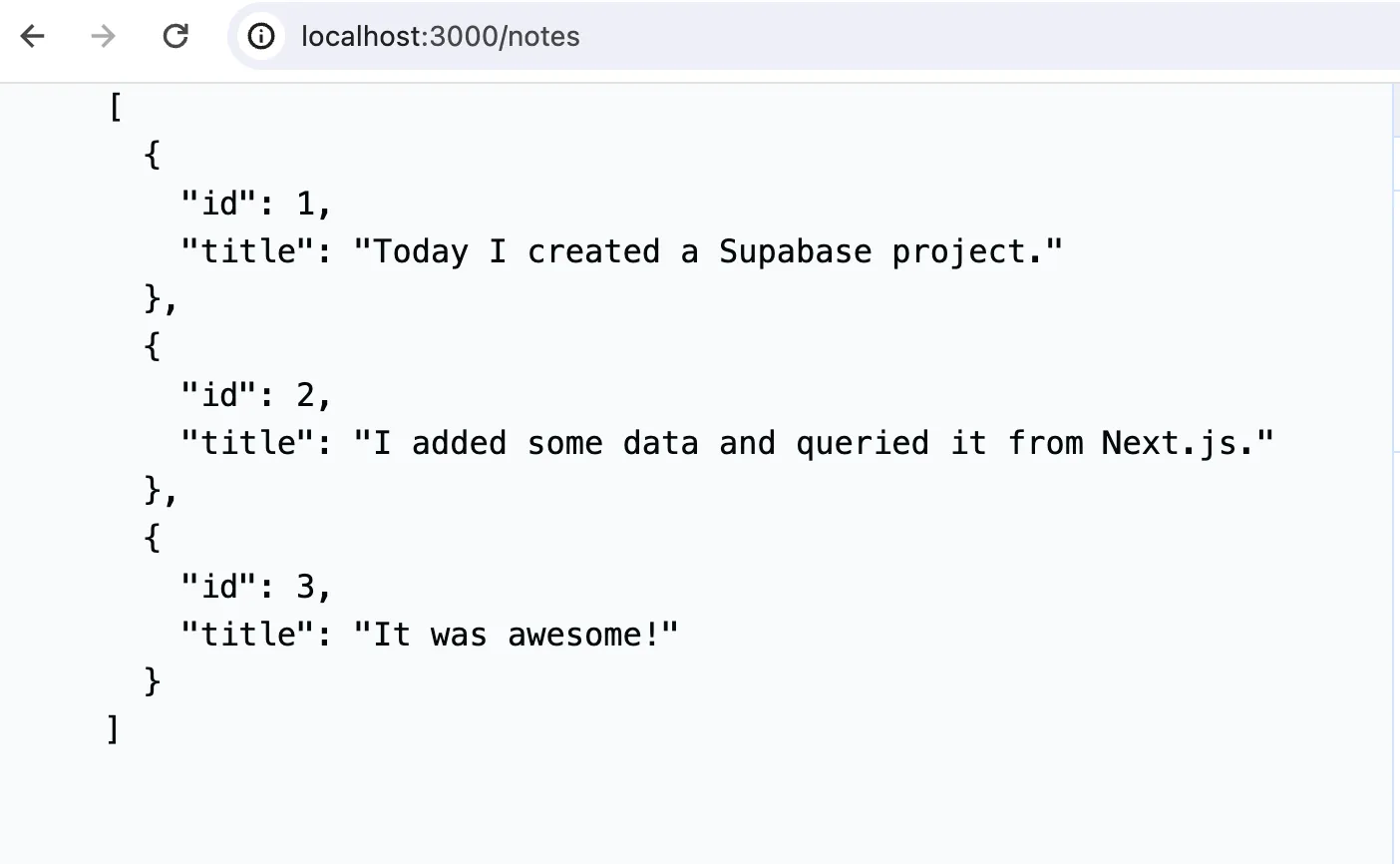 notes 데이터 확인